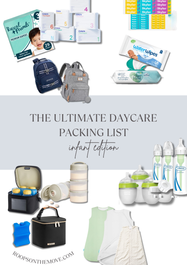 The Ultimate Infant Daycare Packing List